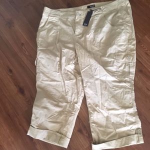 NWT Tan Capris A.N.A 20W